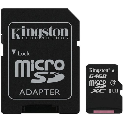 Kingston 64GB micSDXC Canvas Select Plus 100R A1 C10 Card + ADP EAN: 740617298697 slika 1