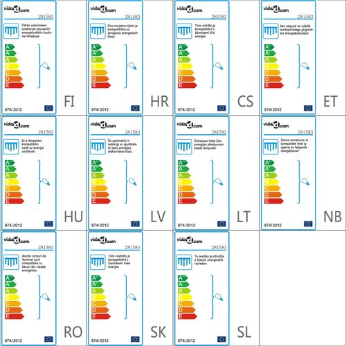 Stropna svjetiljka s kristalnim perlama srebrna okrugla 4 x G9 slika 8