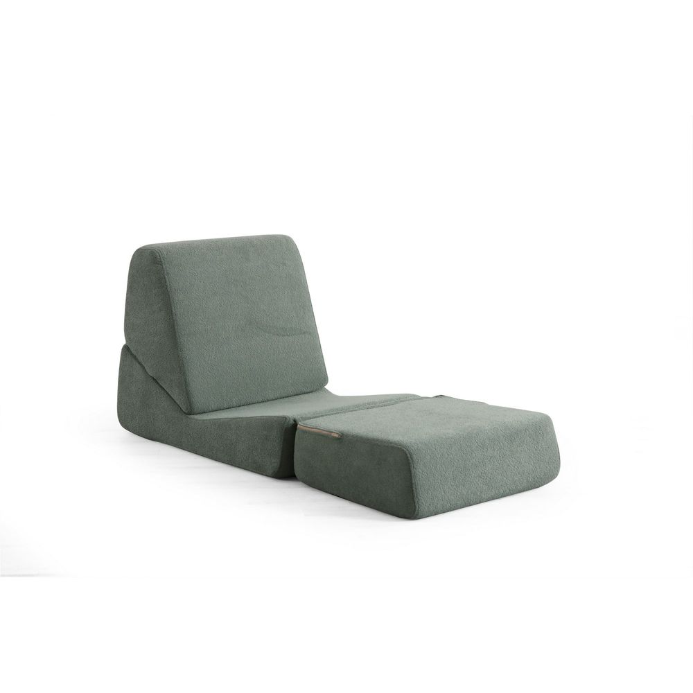 Origami Konvertibilni - Zeleni 1-Sjedalni Sofa-Krevet slika 5