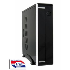 TOWER Mini ITX LC Power 1360II 90w 2xUSB3.0 Black