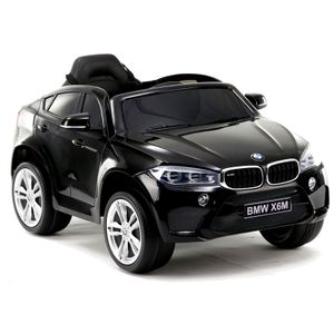 Licencirani BMW X6 crni lakirani - auto na akumulator - NOVI dizajn