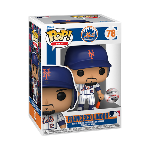 Funko Pop MLB: Mets - Francisco Lindor (Domaći Dres) slika 1