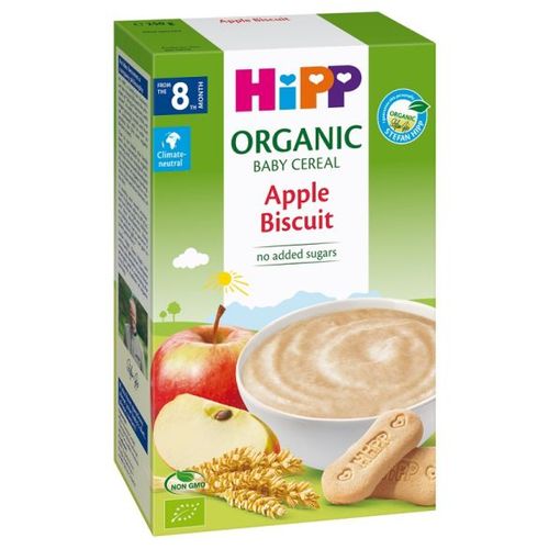 Hipp Organic kaša jabuka sa keksom 250g 8M+ slika 1