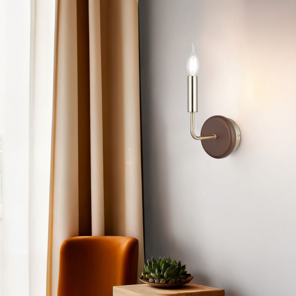 Zidna Lampa Goose - 52-19, boje: Antikni Lak slika 1