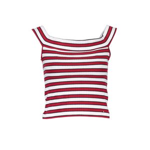 GUESS JEANS TANK TOP WOMAN RED