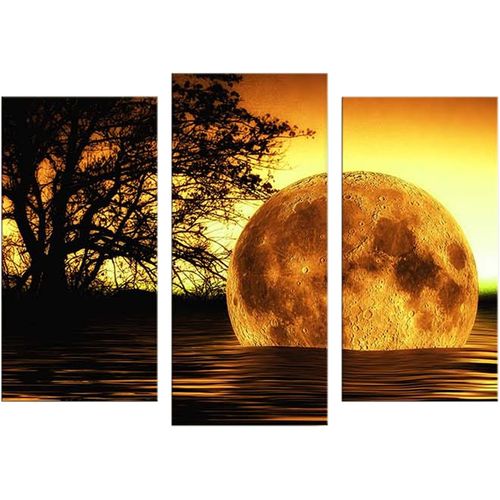 3PATDACT-26 Multicolor Decorative Led Lighted Canvas Painting (3 Pieces) slika 5