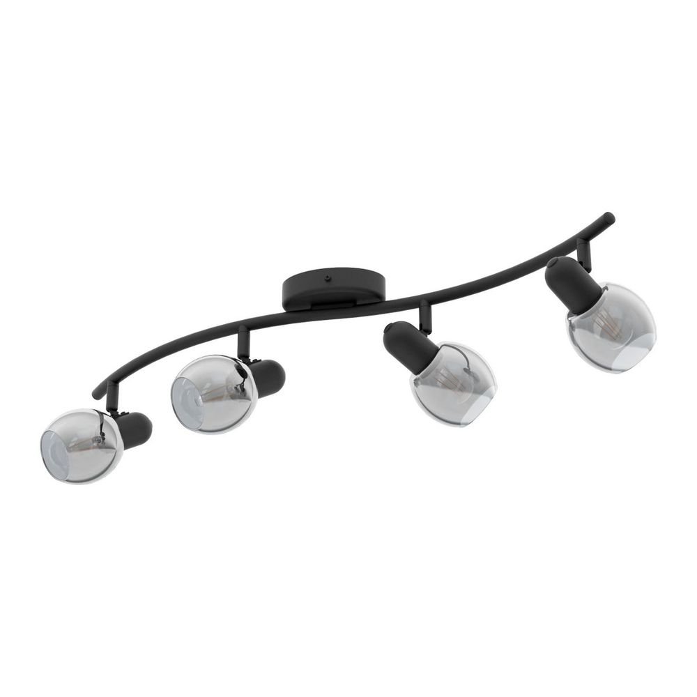 Eglo Pollica reflektor/4, e14, crni/zadimljeno staklo  slika 8