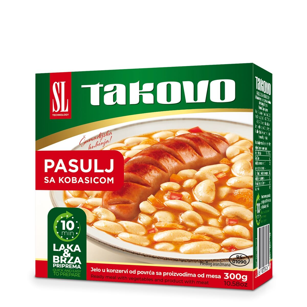 Takovo Grah sa kobasicom blagi 300g slika 1