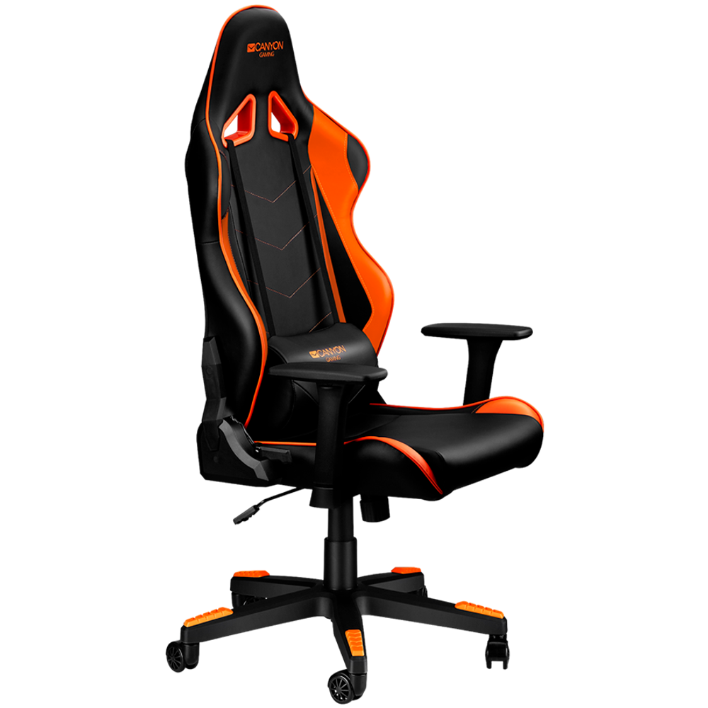 CANYON Gaming Chair Deimos GC-4 Crna Narandžasta slika 2