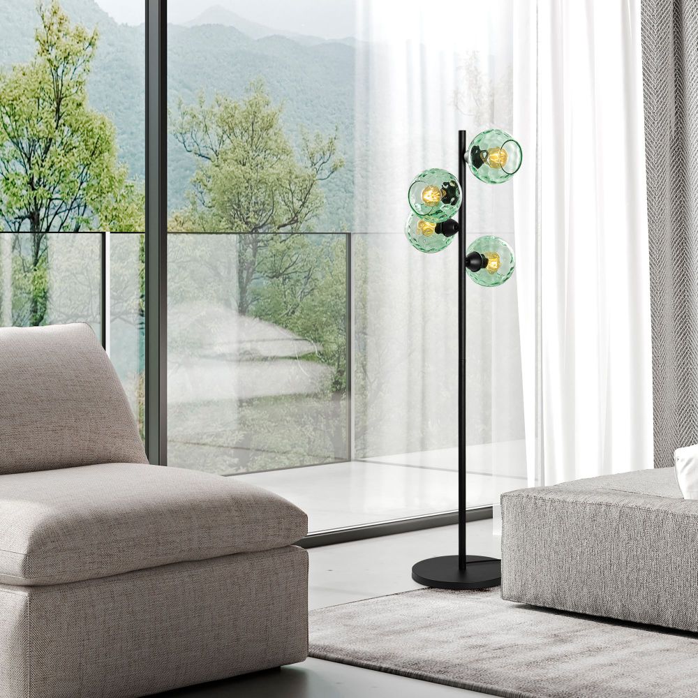 Podna Lampa Benek 15-14535 - boje: mint crna slika 1
