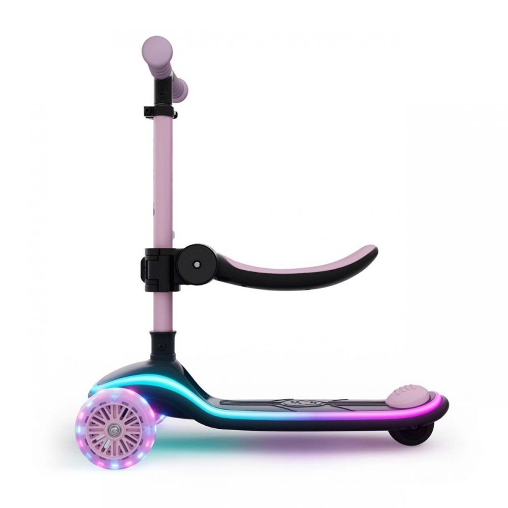 Kinderkraft Romobil sa LED svjetlećim točkovima Raket Up, Pink slika 3