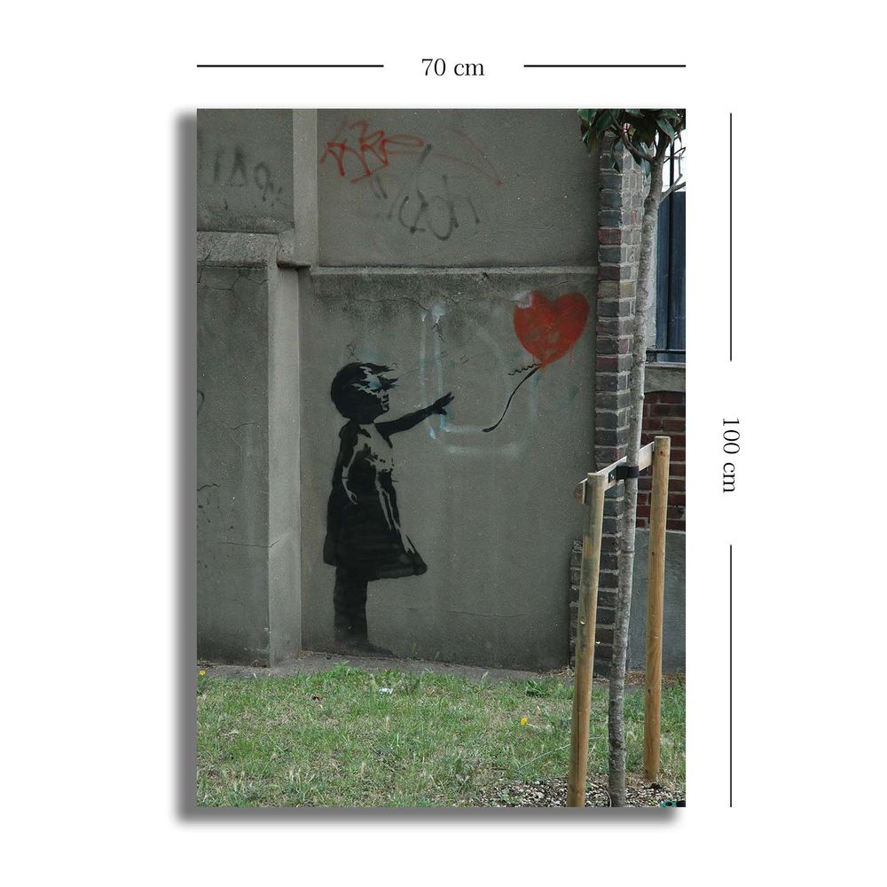 Dekorativna Platnena Slika 'Multicolor' - 70100BANKSY008 slika 3