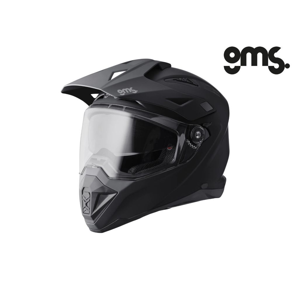Zatvorena - full face kaciga GMS Adventus - Mat crna vel.2XL slika 1