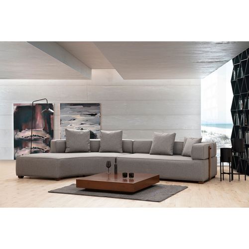 Ugaona Sofa Gondol-1 (CHL-3R) - Siva slika 1