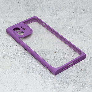 Torbica Candy Frame za iPhone 12 6.1 ljubicasta