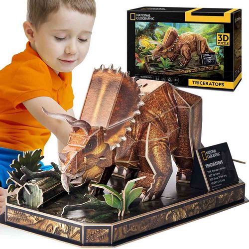 Cubicfun Puzzle Triceratops  Ds1052H slika 1