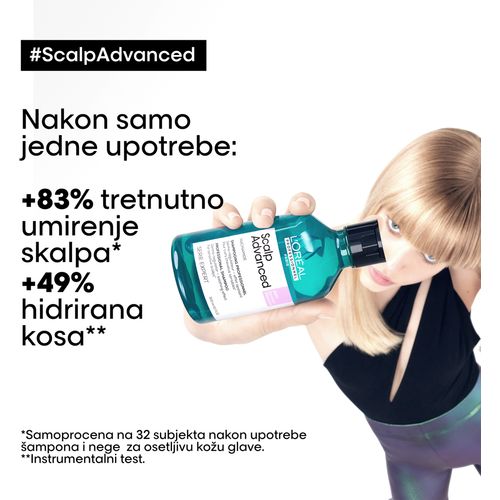 Loreal Professionnel Paris Scalp Advanced Anti-Discomfort Šampon Za Osetljivu Kožu Glave 300ml slika 2