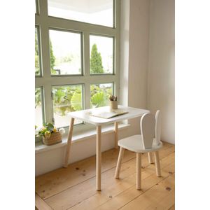 Bunny One Set - Bijeli Set Stola i Stolica za Djecu
