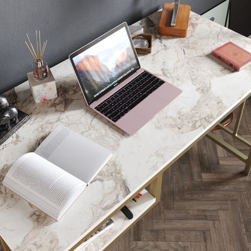 Victory - Gold Gold
White Study Desk slika 3