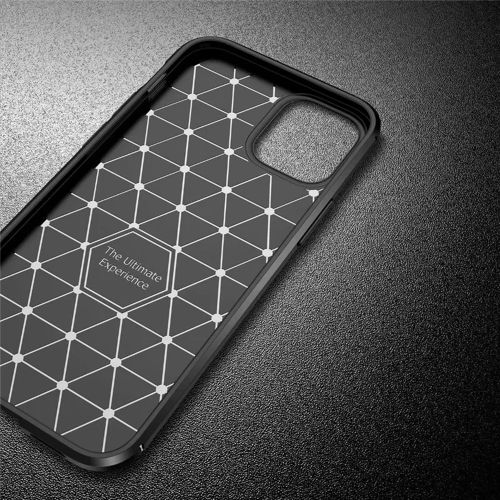 Techsuit – CarbonFiber maska za iPhone 12 / 12 Pro – crna slika 2