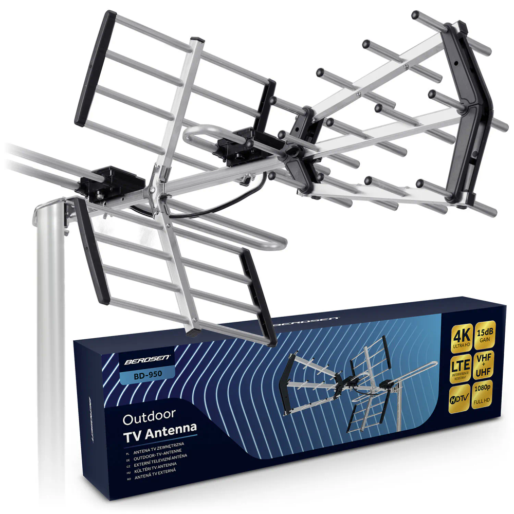 Berdsen BD-950 usmjerena vanjska TV antena ultra HD 4K slika 1