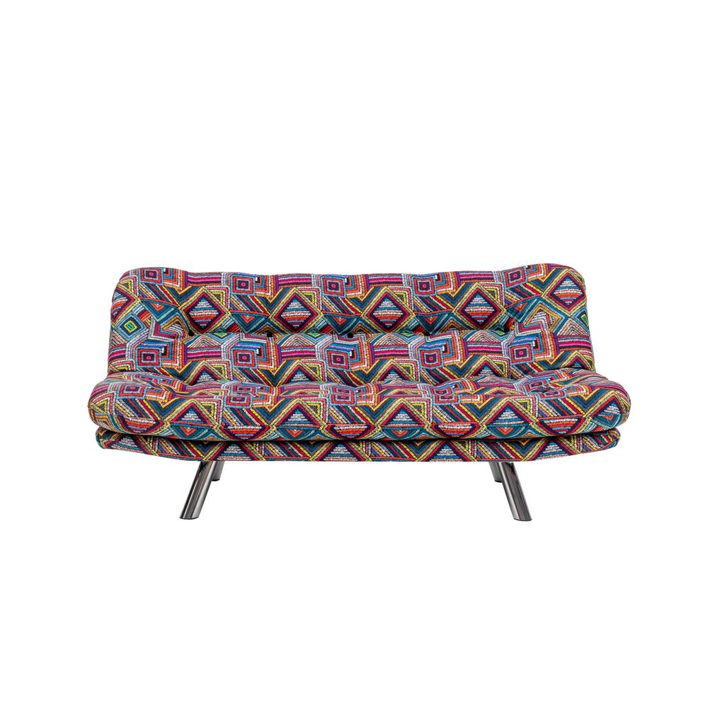 Misa Small Sofabed - Višebojni Patchwork Trosjed koji se pretvara u krevet slika 3