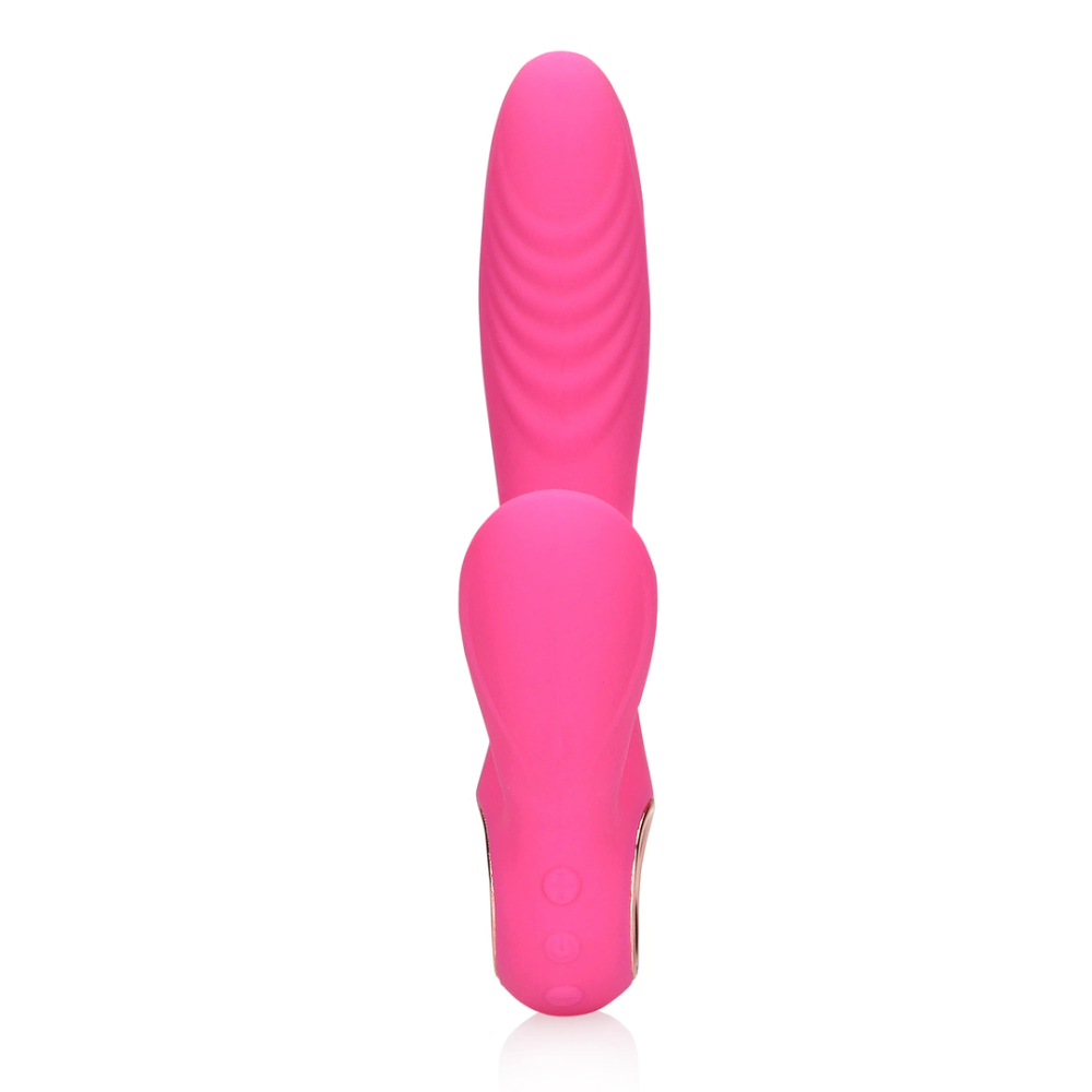 Loveline by Shots rabbit vibrator koji treperi i grije - raskošna roza slika 5
