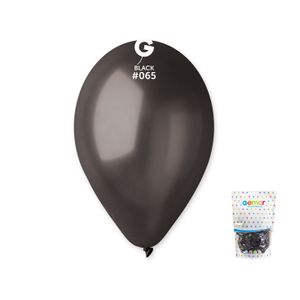 GM120-65 Balon Metalik Crni 33cm, 50kom