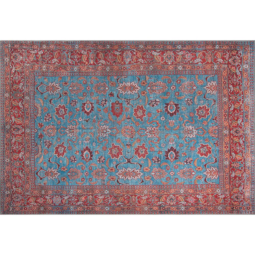 TANKA Staza Blues Chenille - Claret Red AL 170 Multicolor Hodnički Tepih (75 x 150) slika 1