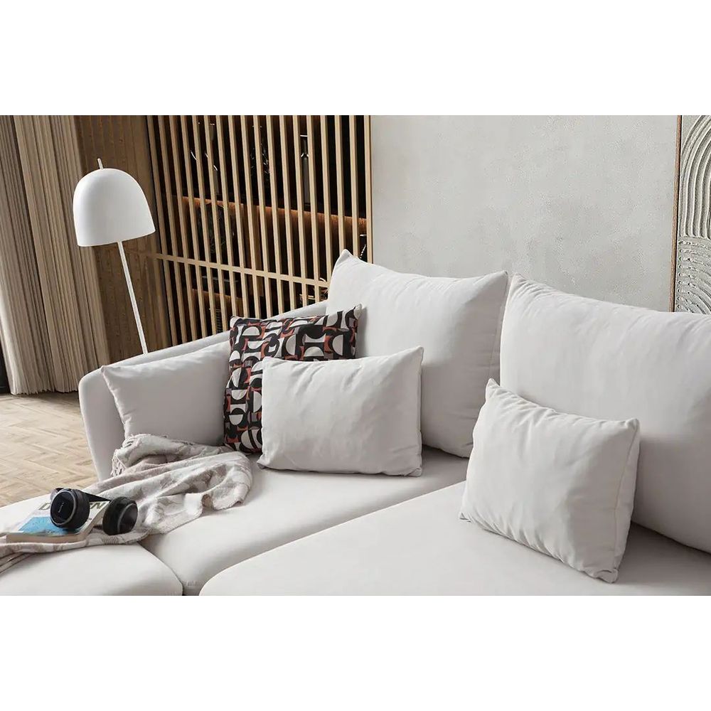 Ugaona Sofa Flexy Relax - boja: krem slika 5