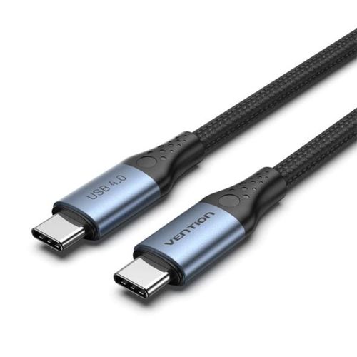 Vention Cotton Braided USB 4.0 C Male to C Male 5A Cable 1m slika 1