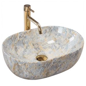 Rea Amelia Ruststone 48 nadgradni umivaonik