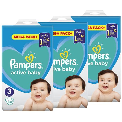 Pampers Active baby pelene mega pack slika 1