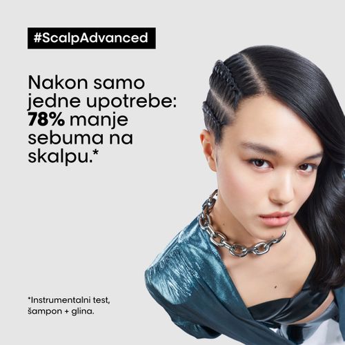 Loreal Professionnel Paris Scalp Advanced Anti-Oiliness Šampon Za Kožu Glave Sklone Mašćenju 300ml slika 2