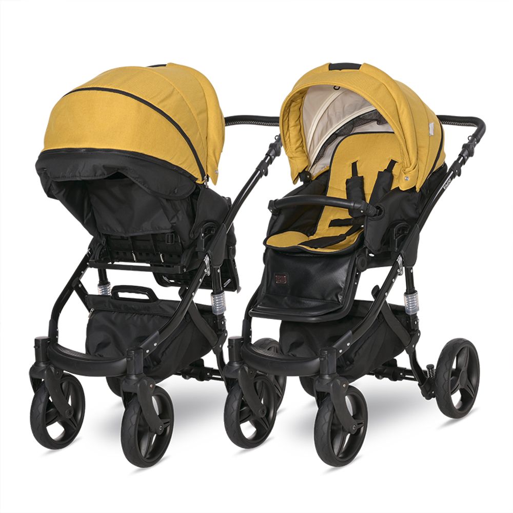 Lorelli Kolica za bebe Rimini Premium, Lemon Curry slika 7