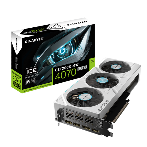 Gigabyte GV-N407SEAGLEOC ICE-12GD GeForce RTX 4070 SUPER EAGLE OC ICE 12GB slika 1