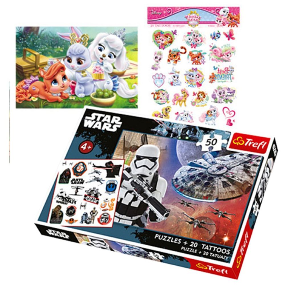 Trefl Puzzle 50 sa tetovažama  slika 1