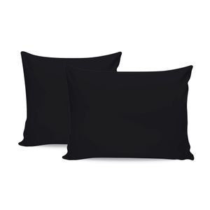Tonne Grise - Black Black Pillowcase Set (2 Pieces) (FR)