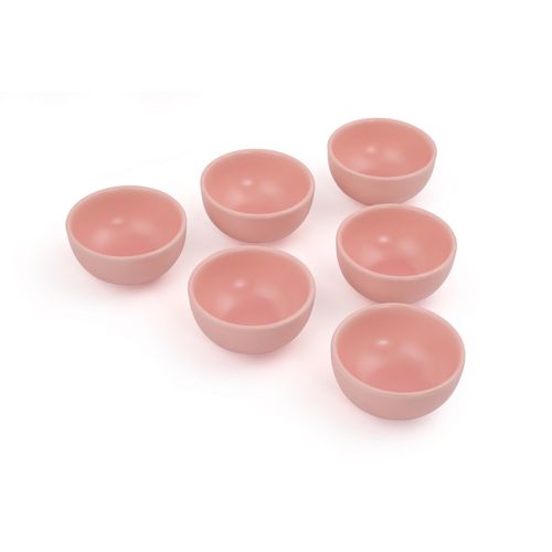 Hermia Concept Set posudica za umake, Bulut Mat Light Pink Snack - Sauce 8 Cm 6 Pieces slika 3