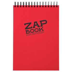 Clairefontaine Zap book A6 80gr 160L, mix boja, bjanko, 100% reciklirani papir