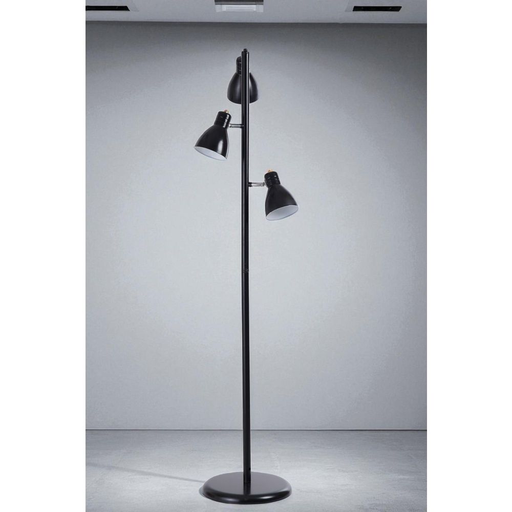 Opviq Podna lampa 125, crna slika 1