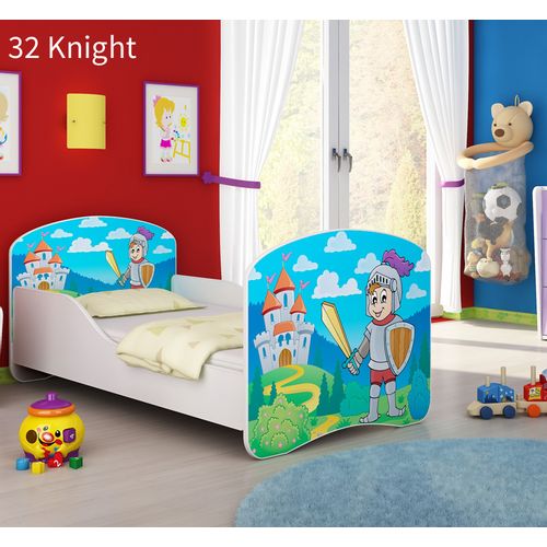 Dječji krevet ACMA s motivom 180x80 cm 32-knight slika 1