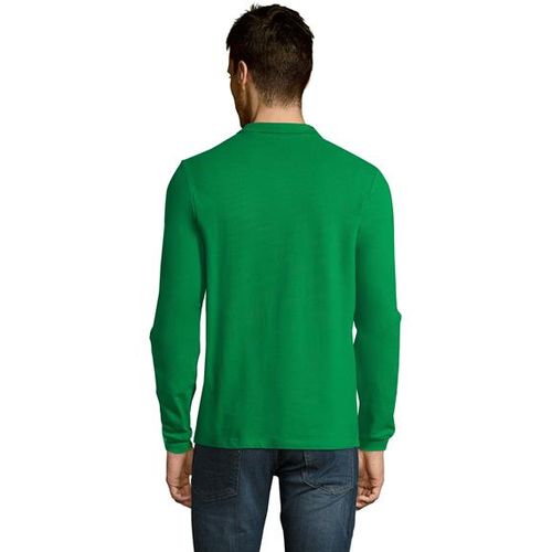 WINTER II muška polo majica sa dugim rukavima - Kelly green, L  slika 4