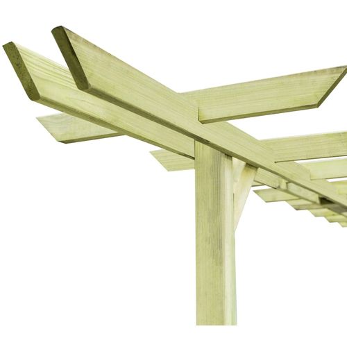 Vrtna pergola od impregnirane borovine 360 x 200 x 60 cm slika 20