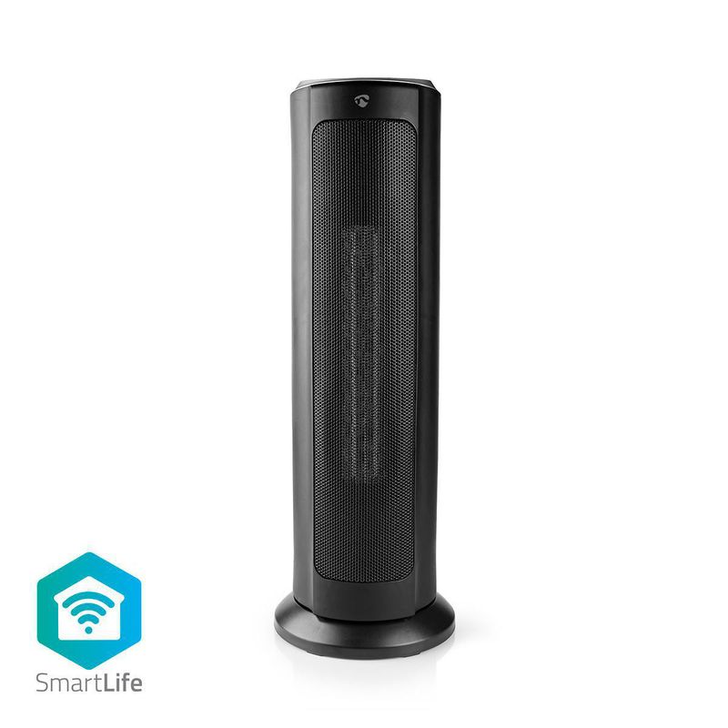 Grijalica NEDIS WIFIFNH10CBK, SmartLife, 2000 W, Wi-Fi, Android, IOS, crna image