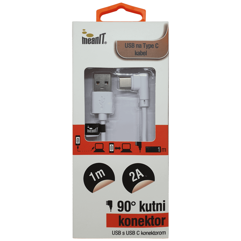MeanIT USB kabl za smartphone, USB / USB C, 1 met - KMUSBC1 slika 1
