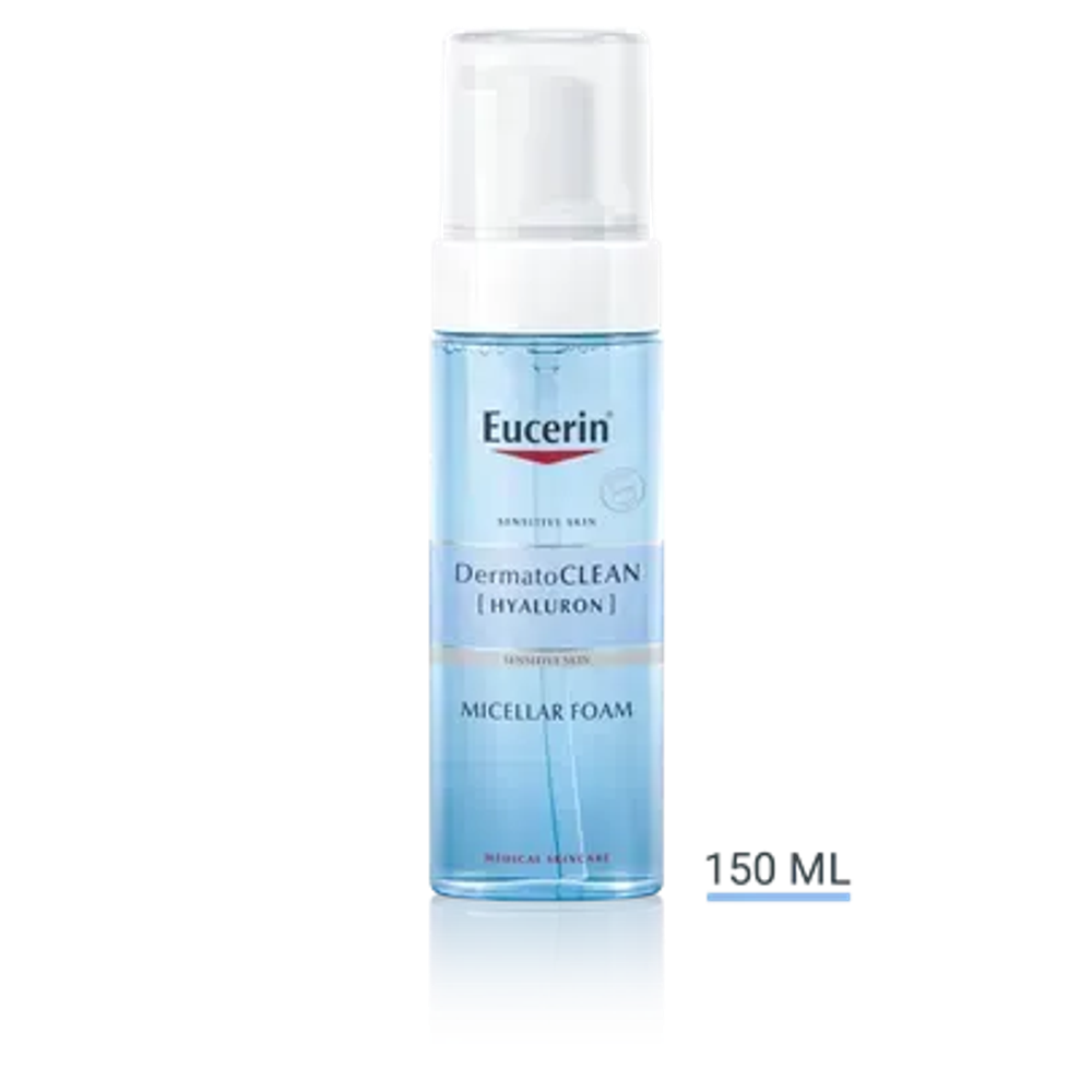 EUCERIN DERMATOCLEAN PJENA 200ML slika 1