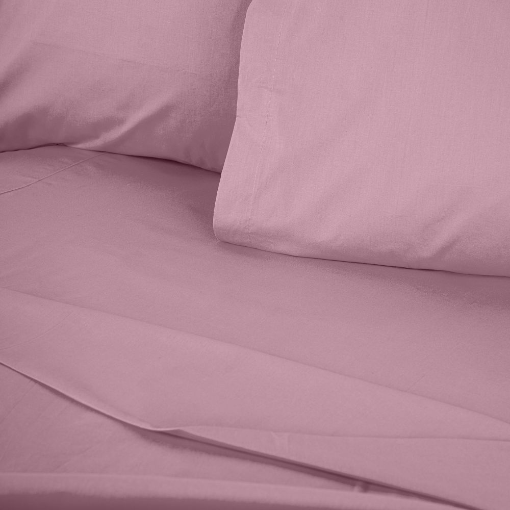 Ranforce super king fitted sheet (FR) (IT) (ES) (DE) Tonne Rosse - 19, colour: dusty rose slika 3
