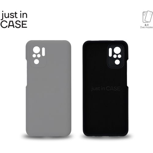 2u1 Extra case MIX PLUS paket CRNI za Redmi Note 10s slika 2