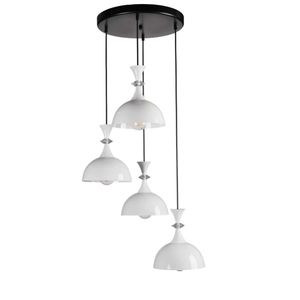 Opviq Luster 498, Bijela, Crna